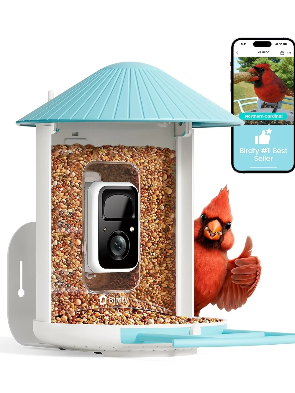 NETVUE by Birdfy Smart Bird Feeder with AI Camera